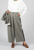 Cropped Trousers in Black and White