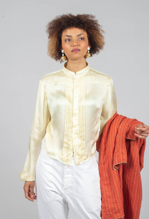 Balloon Sleeve Prairie Blouse in Original Yellow