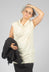 Sleeveless Knitted Top in Bone - 1847406