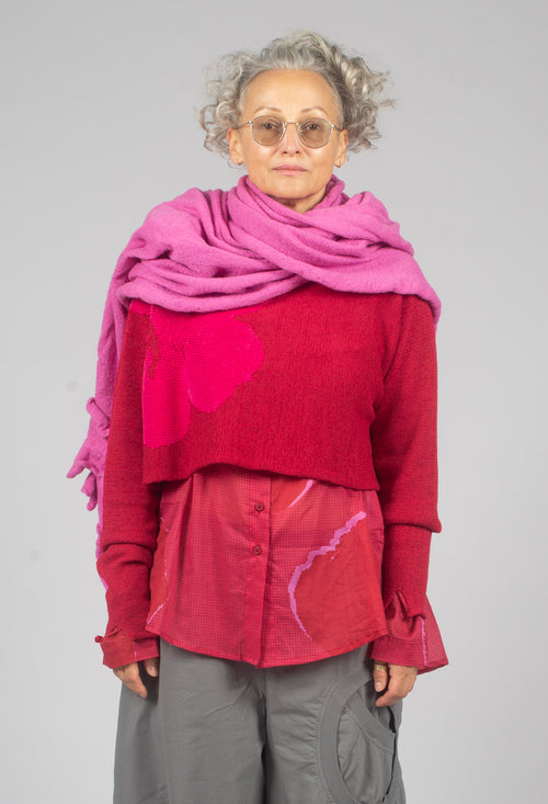 Cropped Jumper in Rose with Lotusflock - 3720705