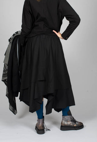 Layered Skirt in Black