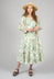 Long Ligea Dress in Flori