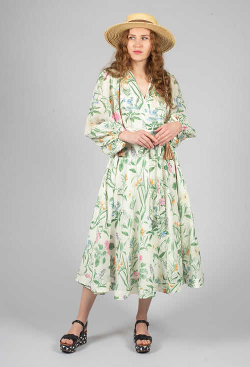 Long Ligea Dress in Flori