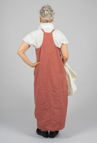 Salopette Pinafore CC in Coral