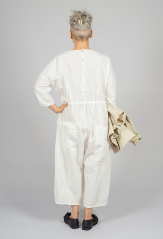 Round Neck Jumpsuit TC in Milk