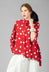 Spot Print Shirt in Red