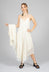 Asymmetric Hem Jumpsuit in Antique White