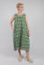 Doris Printed Dress in Green Check