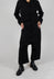Drop Crotch Trousers in Black