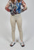 Elasticated Pants in Straw Cloud