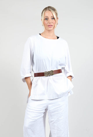 Fiore Belt in Brown