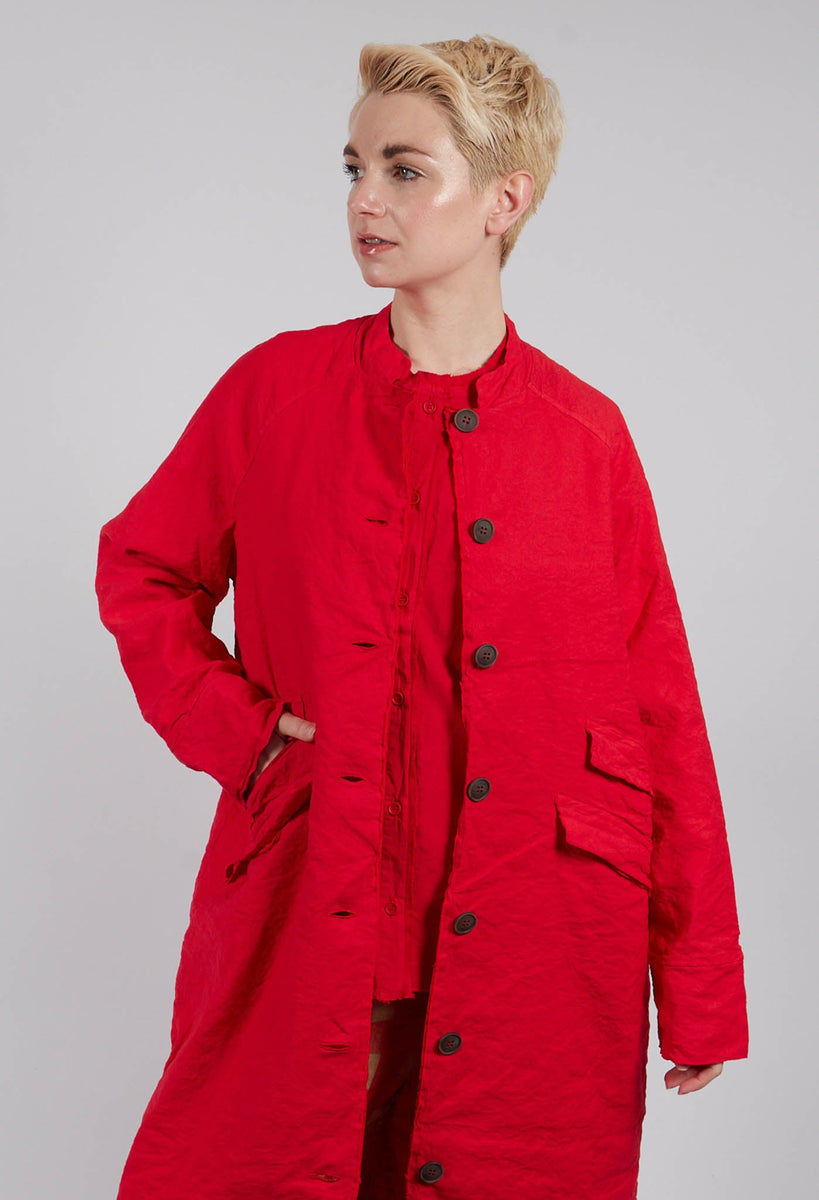 Trench Coat in Pomodoro