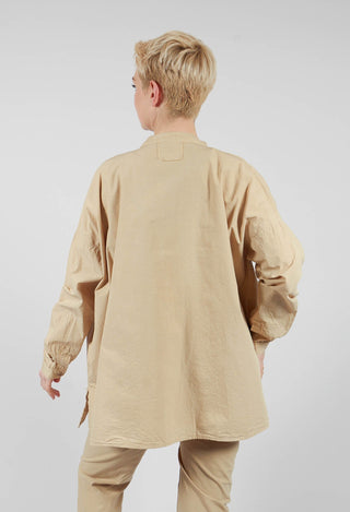 Grandad Collar Shirt in Juta