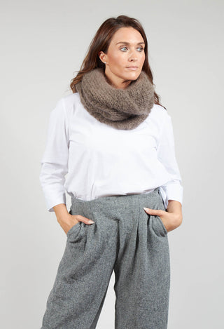 Chunky Woollen Snood in Ficelle