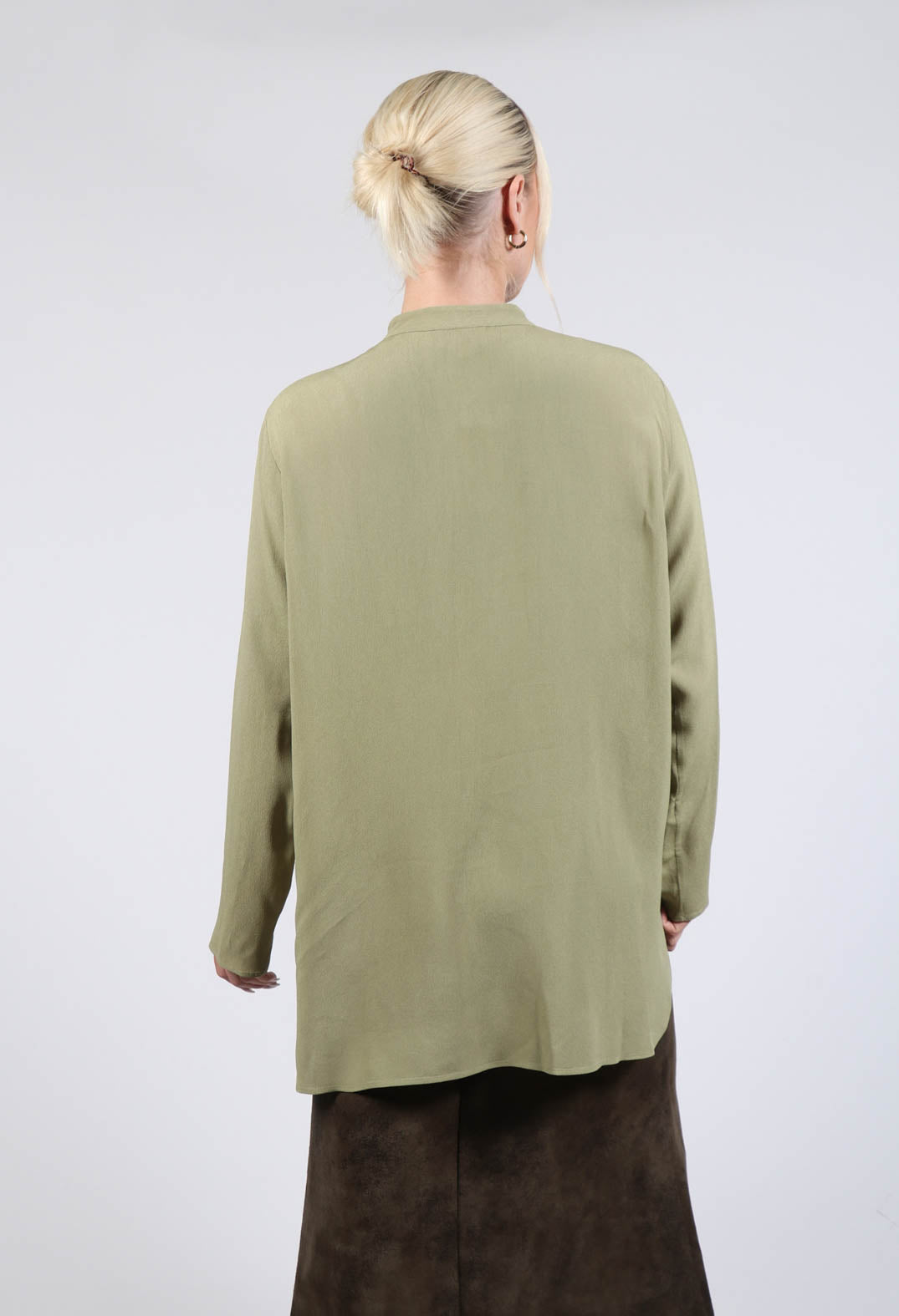 Hacking Blouse in Green