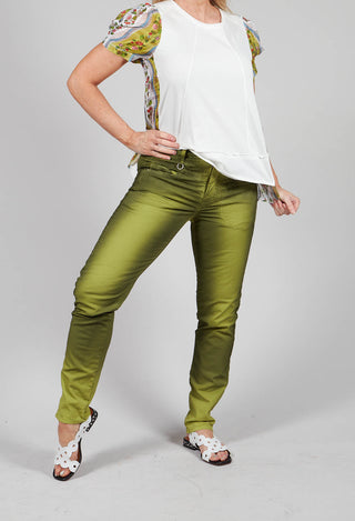 Inform Trousers in Washed Green