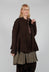 Peplum Style Jacket in Kaffee Check