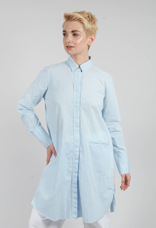 Longline Shirt in Stripe