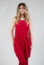 Longline Vest Top in Chili