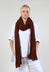 Loose Winter Knit Scarf in Cinnamon