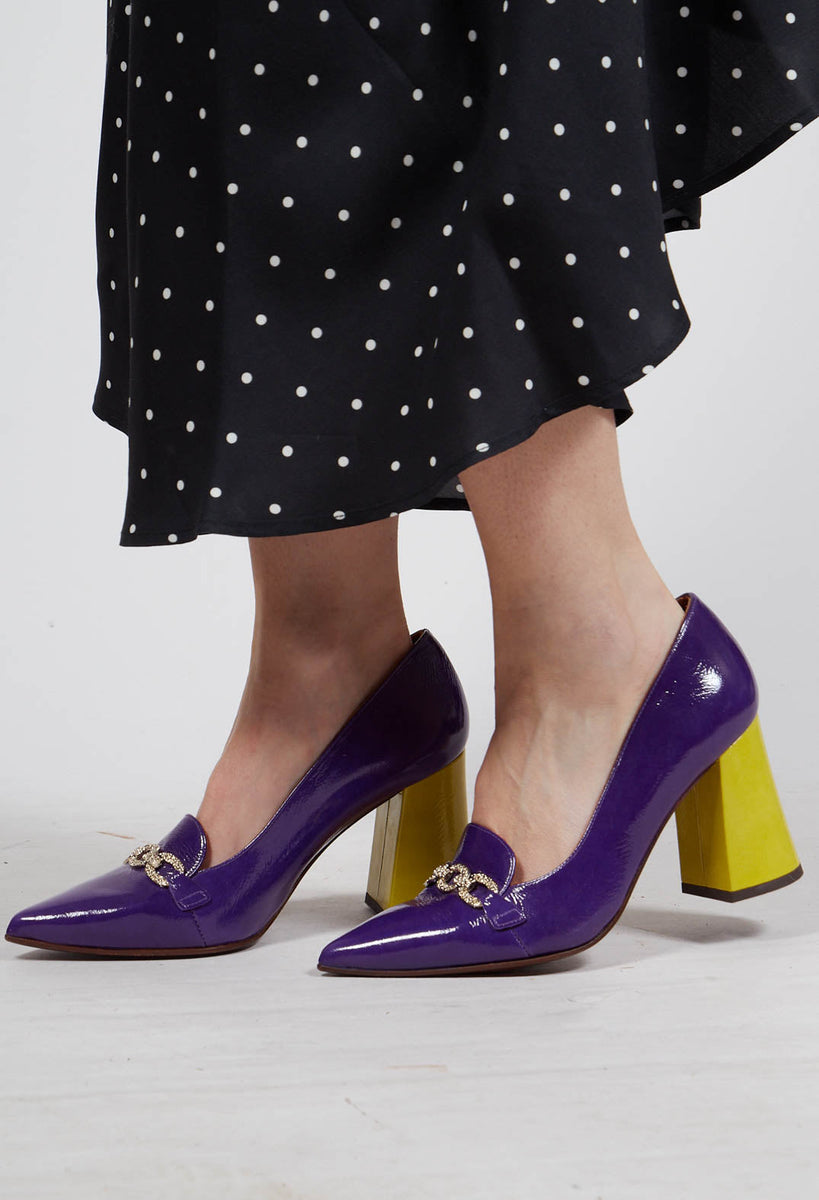 Chie Mihara Luika Heels in Sucre Purple | Olivia May