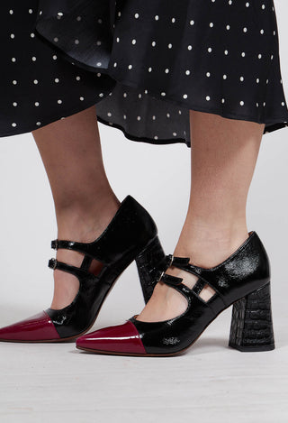 Lumila Heels in Sucre Granate