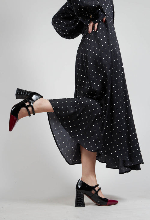 Lumila Heels in Sucre Granate