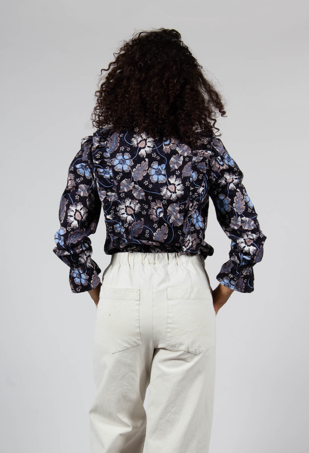 Melody (co) Shirt with Ruffles