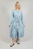 Midi Smock Dress in Blue