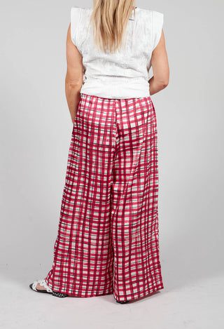Perpetual Trousers in Pink Check