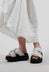 Platform Sandals in Gasoline Bianco Ottico