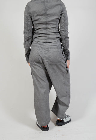 Pocket Cargo Trousers in C.Coal 70% Cloud