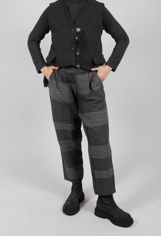 Preciso S Tsant Check Trousers in Antracite