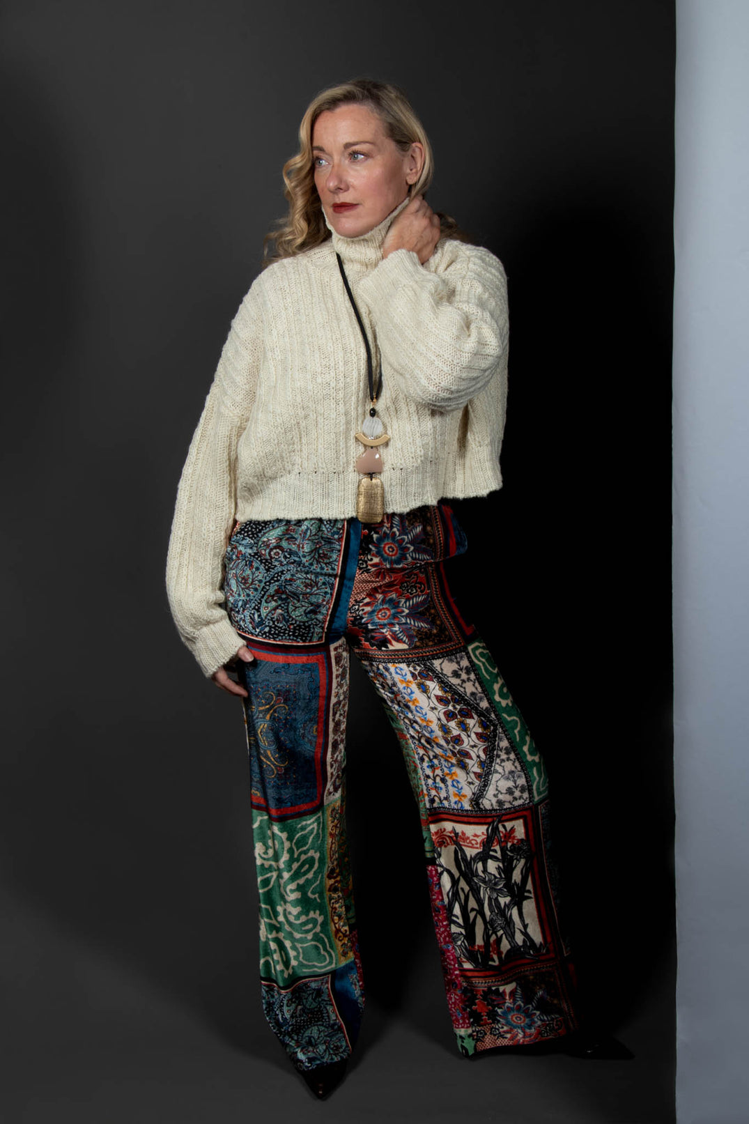Cactus Tricot Chunky Knit in Latte