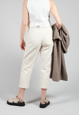 Textured Jeans in Natural
