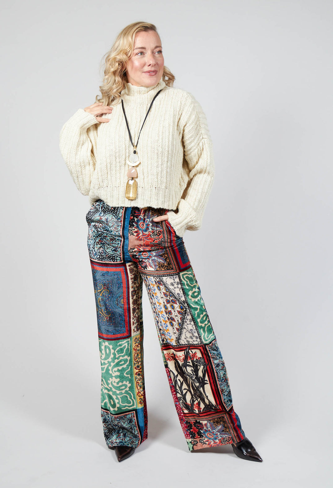 Cactus Tricot Chunky Knit in Latte