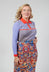 Collared Polo Style Jumper in Violet