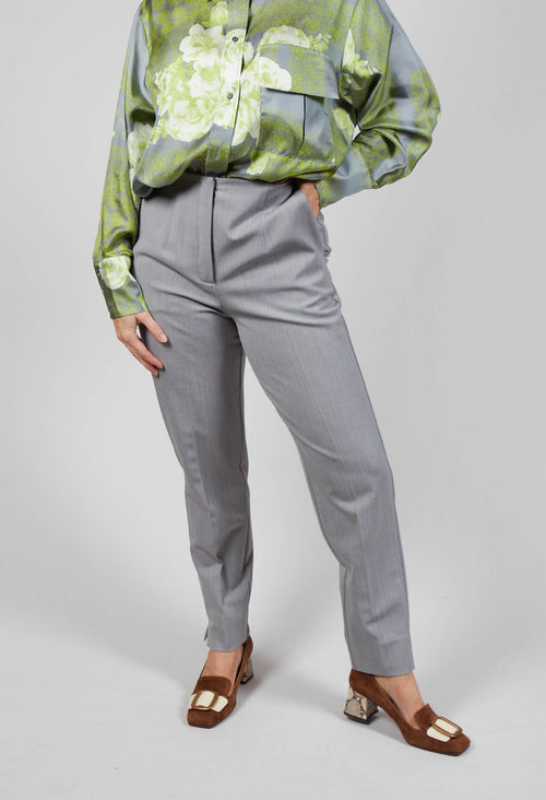 Twill Trousers in Grey