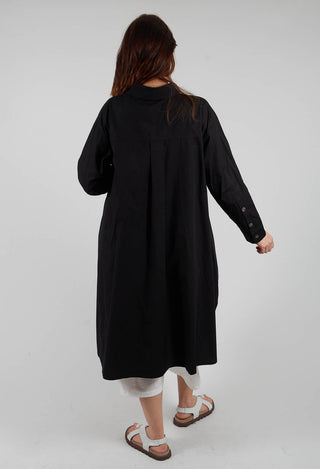 Shirt Dress in Black