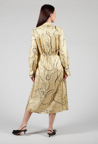 Silk Chemiser Dress in Rabbit Print