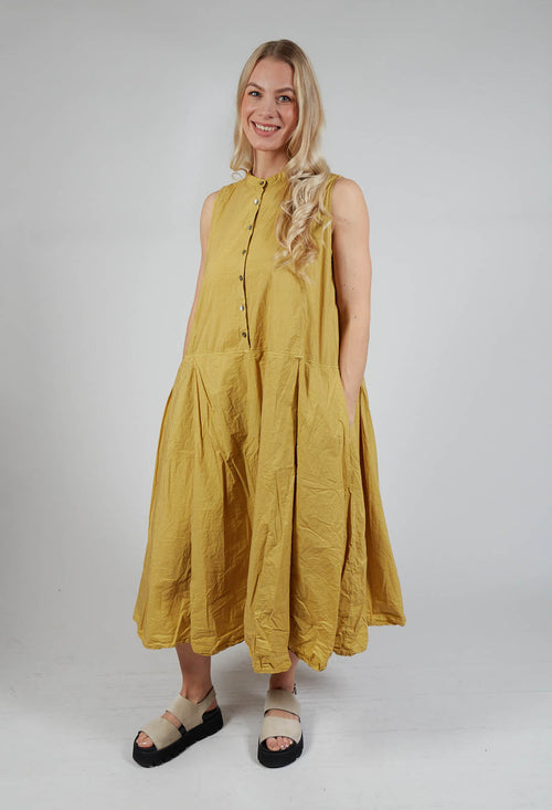 Sleeveless Dress TC in Sun Yellow