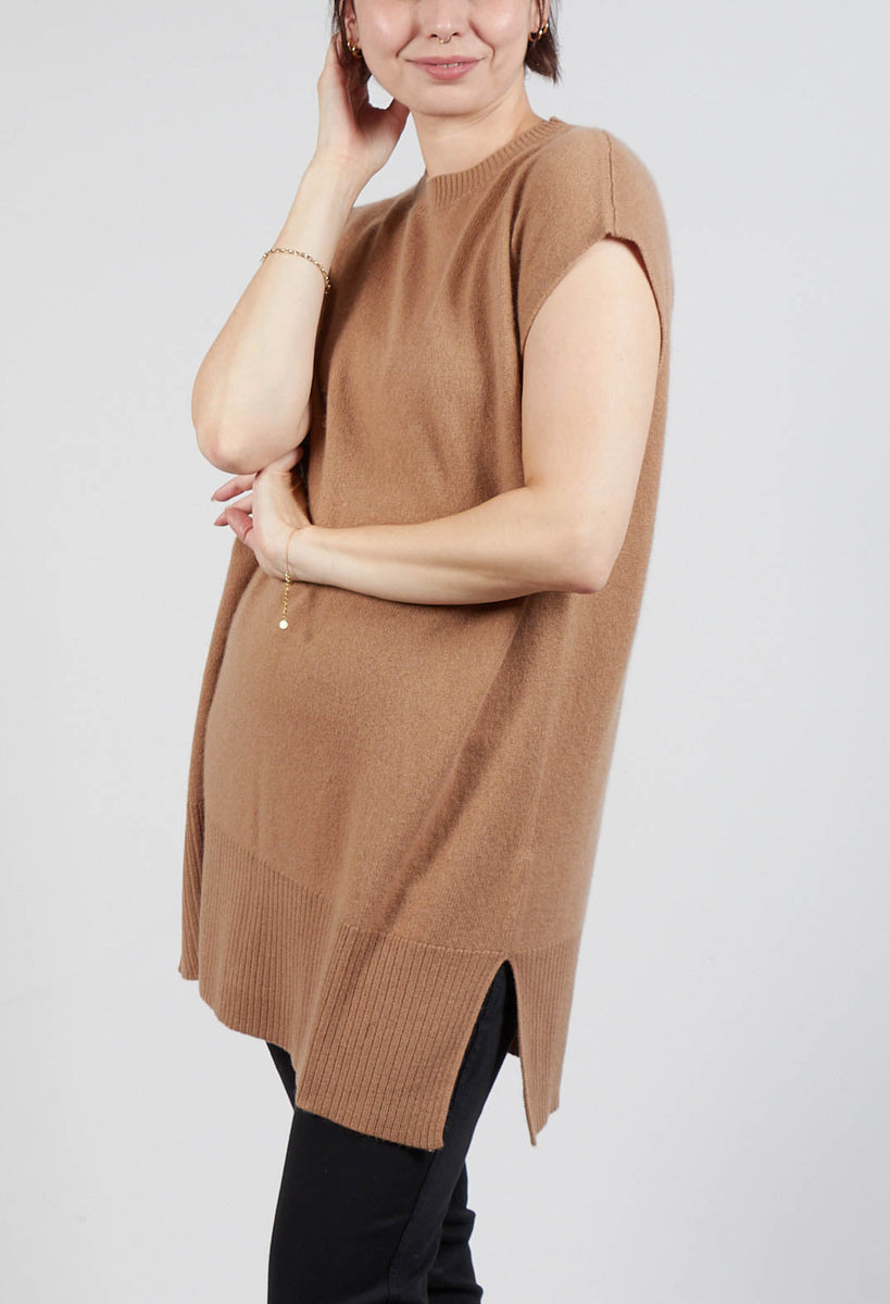 Carina Wool Vest - Camel