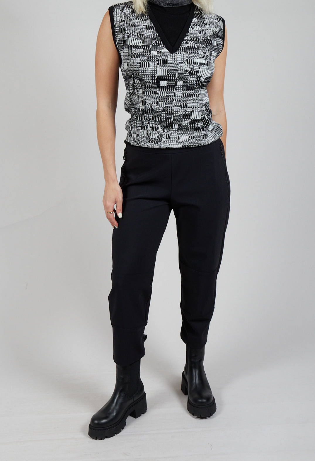 Structured Trousers in Black