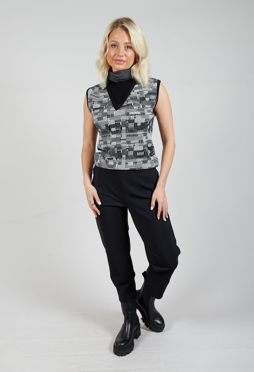 Structured Trousers in Black