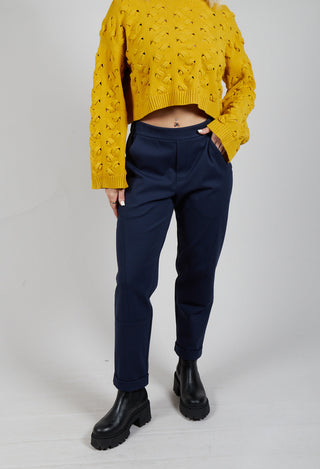 Tailored Trousers in Navy