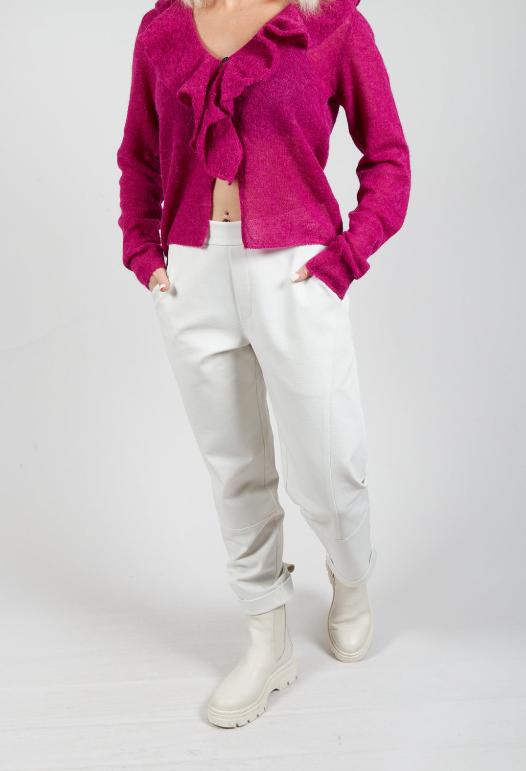 Tailored Trousers in Off White