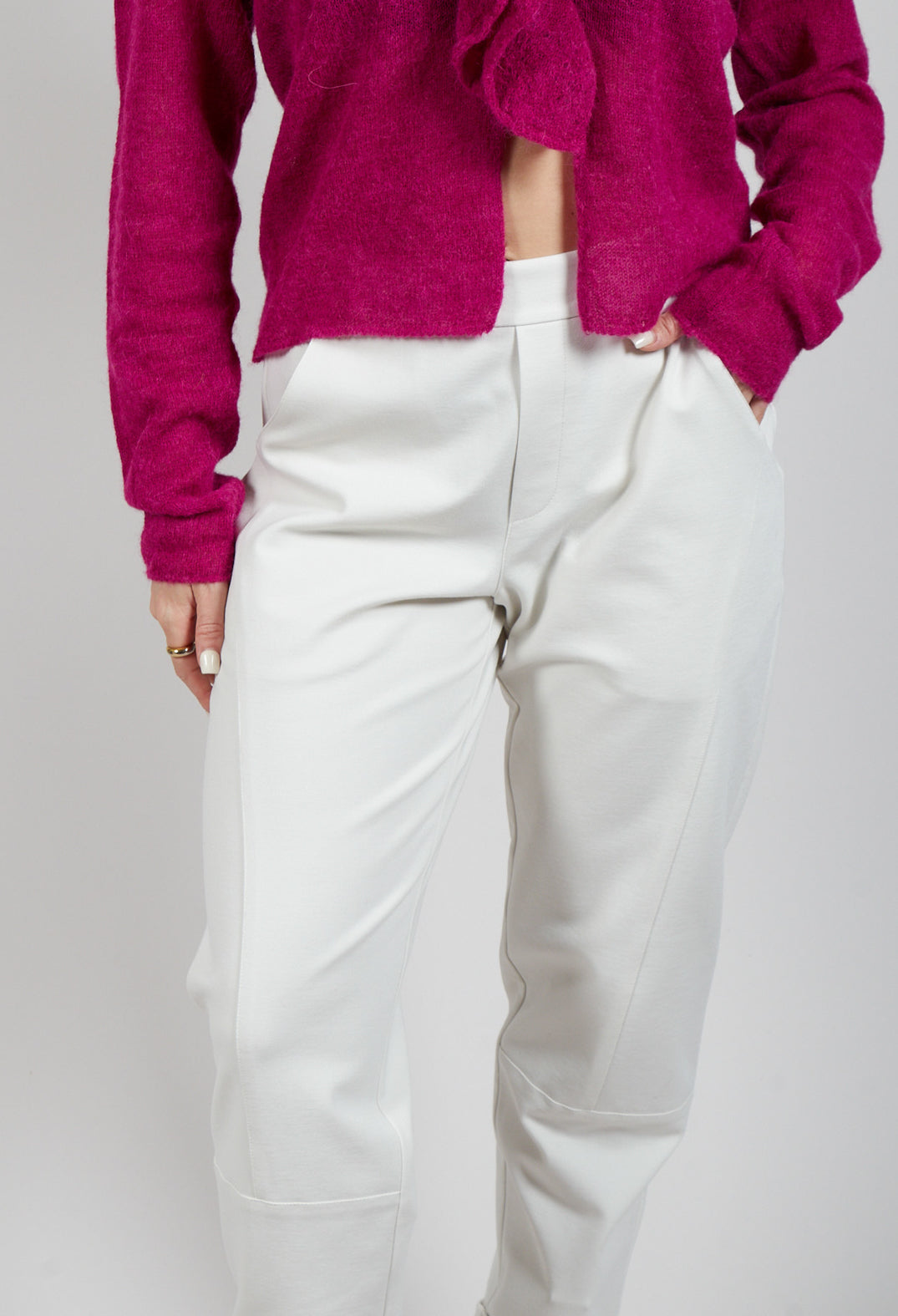 Tailored Trousers in Off White