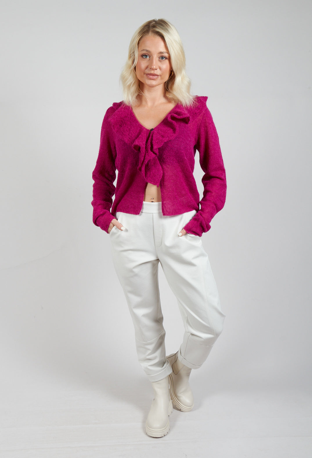 Tailored Trousers in Off White