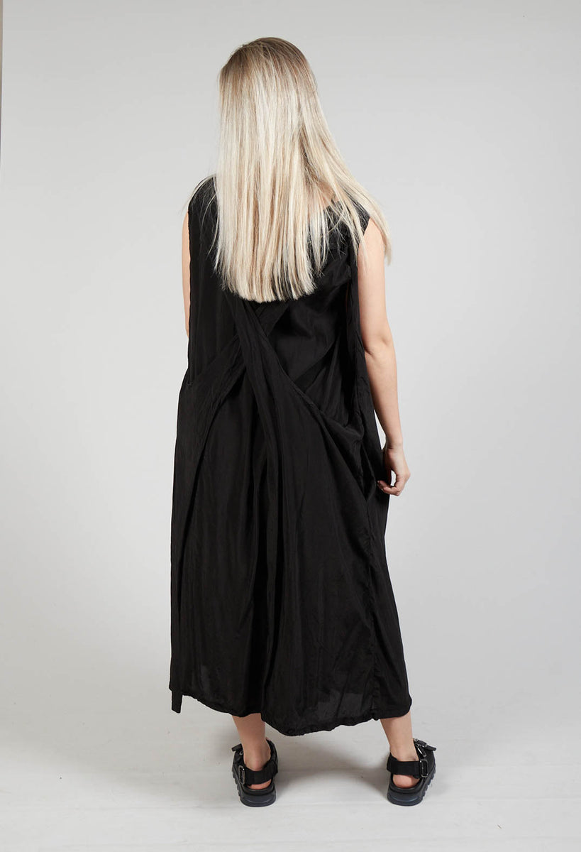 Rundholz Mainline Toga Dress in Black