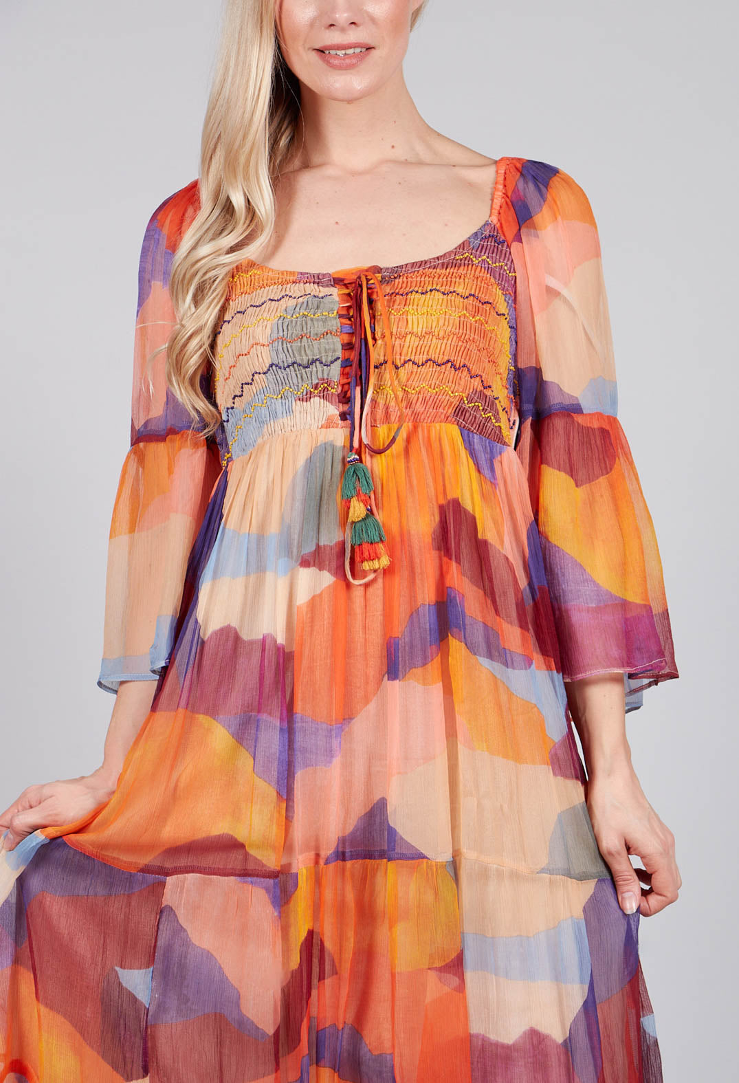 Touloulou Dress in Orange